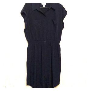 Button up short sleeved dress